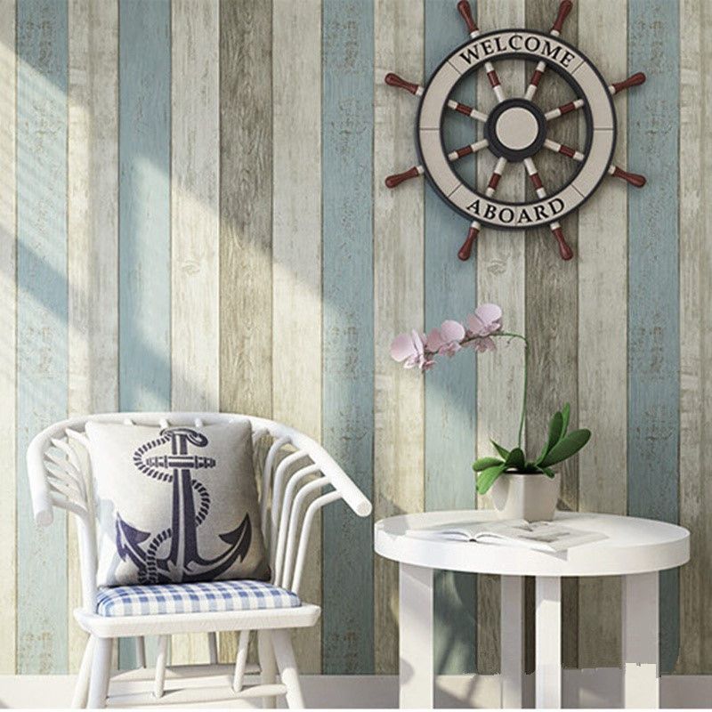 60cm Wood Grain Vinyl Stickers Home Self Adhesive Wallpaper Waterproof Bedroom Wood Grain Wallpaper Contact Paper Wall Stickers