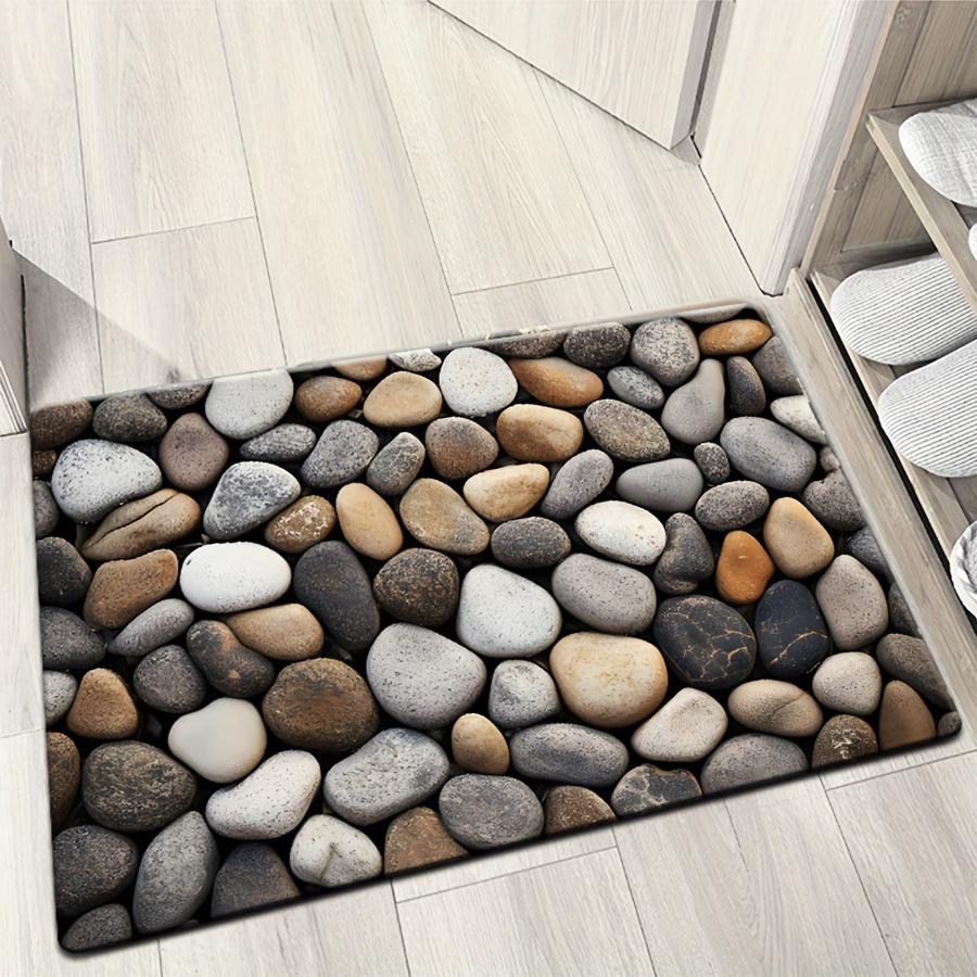 

Нековзкий Легкий Поліестеровий Килимок для Ванної Кімнати, Квадратний Килим Середнього Ворсу з Поліпропіленовою Основою, Фланелевий Доріжка для Спальні, Для Внутрішнього Використання Ручне Прання 19.68X31.49in/50X80cm