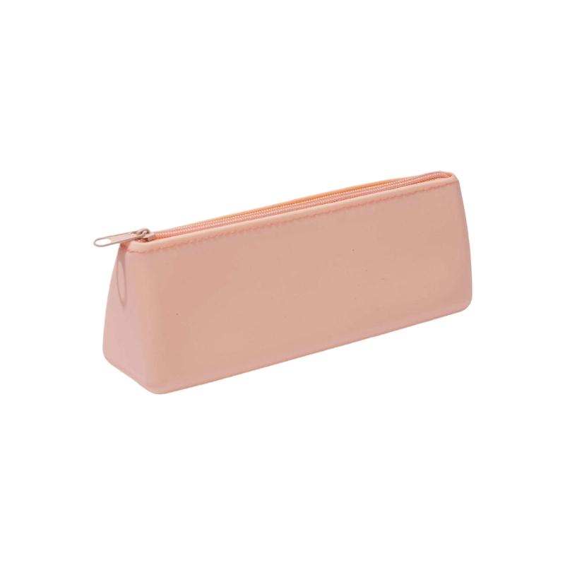 Astuccio in Silicone Impermeabile con Cerniera, Astucci Portapenne con Ampio Scomparto, Borsa Organizzatore Portatile per Penne per Studente Adulto