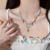 2024 Vintage Double-Layer Pearl Necklace with Heart Pendant