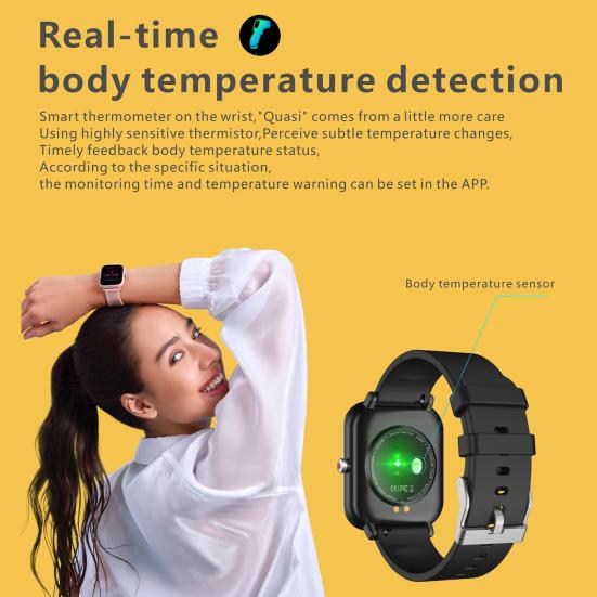 Q9Pro 1.7 Inch Multifunctional Large Touch Smart Watch Screen IP68 Waterproof Sport Bracelet