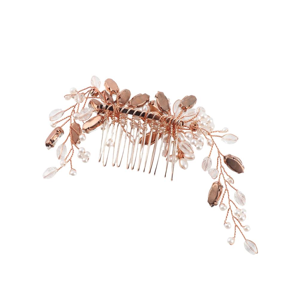 Pearl   Wedding Hair Comb Elegant Bendable Pearl Hair Pieces Bridal Wedding Hair Accessories