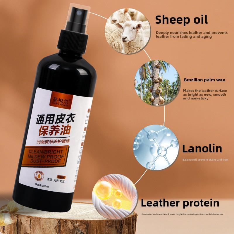 Leather Coat Care Oil, Leather Care Oil, Leather Care Liquid, Care Agent, Stain Removal Care Liquid, Leather Color Toner