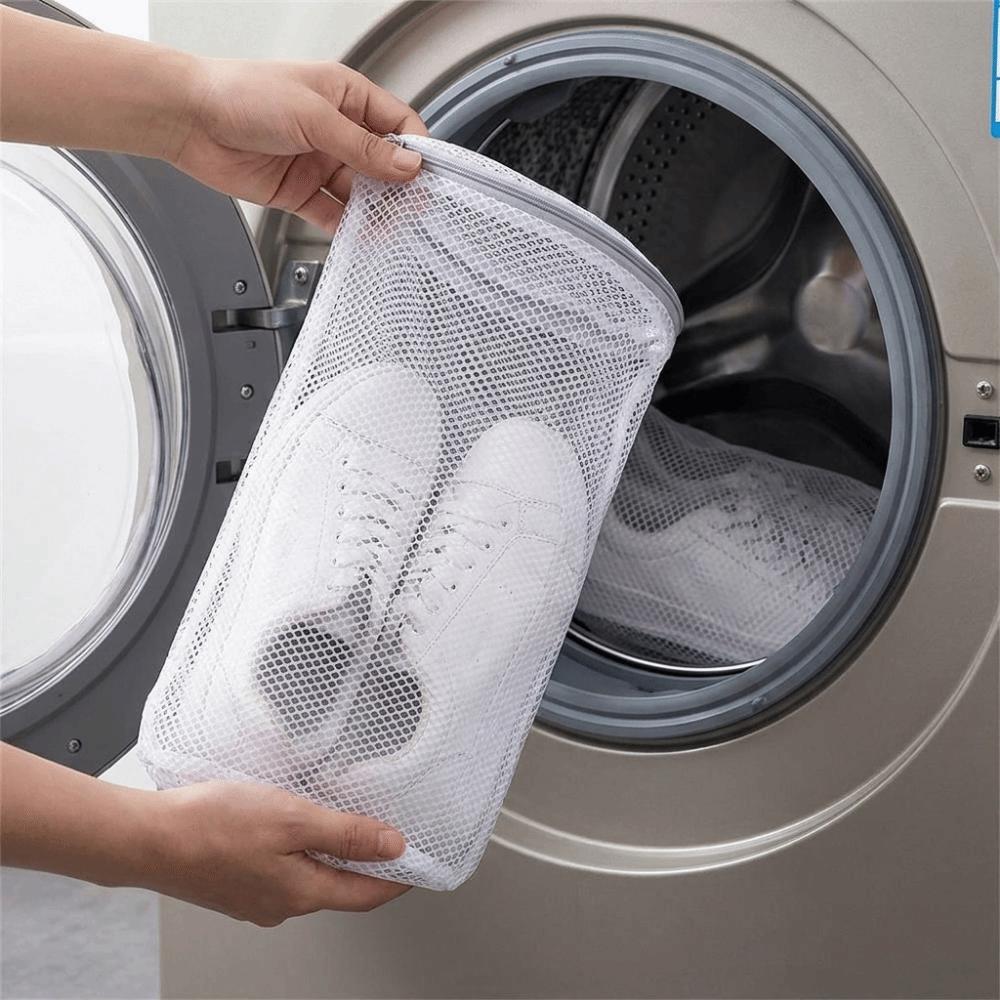 2PCS Honeycomb Mesh Shoe Washing Bags Polyester Shoe Cleaning Bag Dormitory