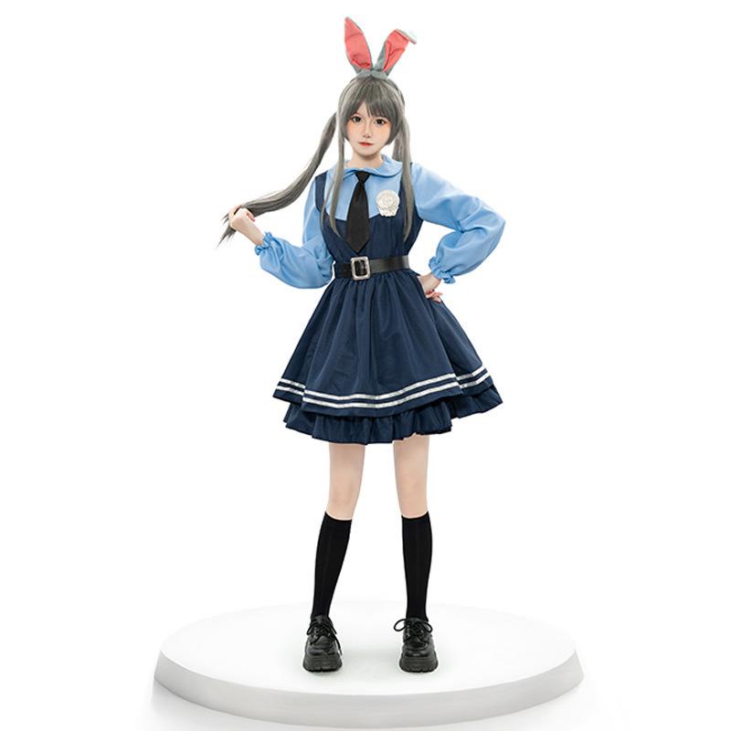 The new cos clothes are real shots of crazy animal city cos judy judy rabbit cos full set of anthropomorphic clothes