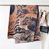 Dunhuang Oil Painting Autumn and Winter Thickened Scarf Travel Outside Shawl Windproof and Cold Jacquard High-end Scarf Shawl Neck Protection