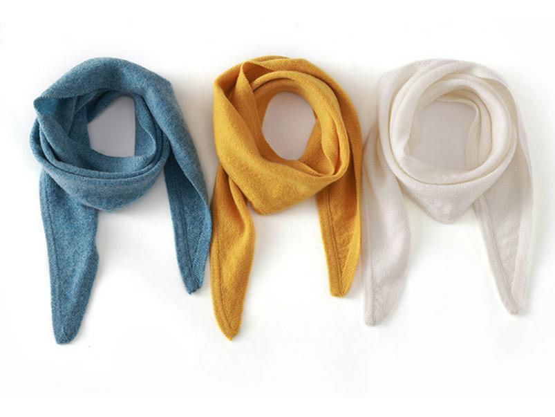 Sciarpa a triangolo da donna in cashmere: Scaldacollo Morbido, Caldo e Versatile per Autunno/Inverno