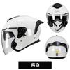 3/4 Open Face Motorcycle Helmet With Dual Visor DOT Certified Retro Style Men Women Riders