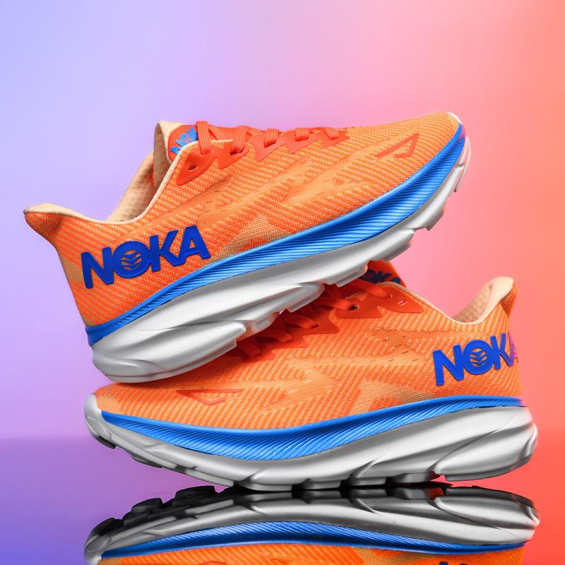 New Fashion Men s Thick-soled Running Trendy Shoes Breathable Mesh Sports Shoes Marathon Outdoor Running Men s Shoes 45