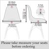 Velvet Shell Chair Cover Solid Color Stretch Armless Chair Covers Elastic Dining Seat Cover Home Hotel Party Banquet Wedding