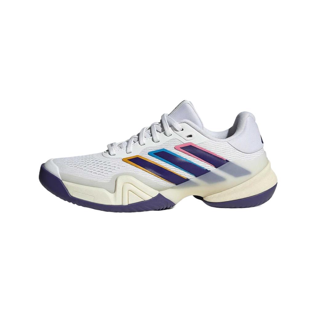 Adidas BARRICADE 14 Tennis Shoes Women's Low Top White/Collegiate Purple/Ivory KK3854