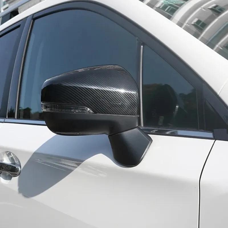 For Subaru Forester Crosstrek XV 2017 2018     Door Side Wing Rearview Mirror Cover Trim Exterior Accessories