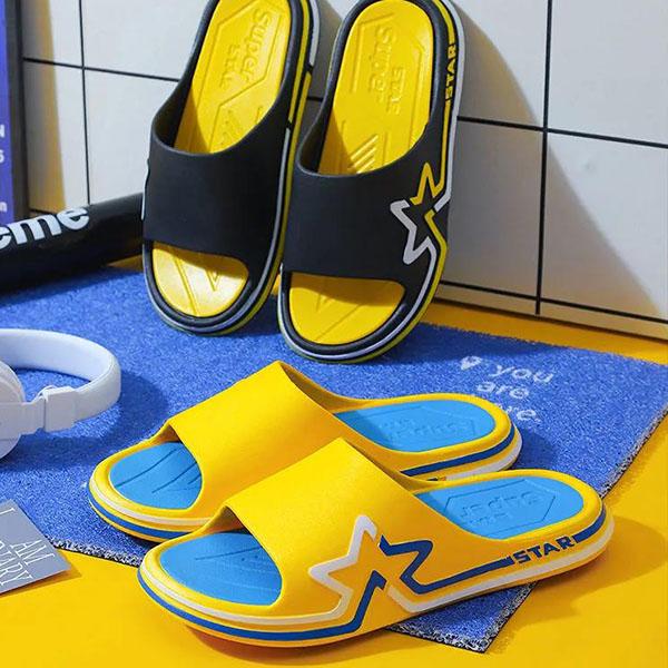 Zapatillas planas de suela suave para interiores de gran tamaño para primavera para hombre, zapatillas deportivas de playa de tacón grueso para verano al aire libre