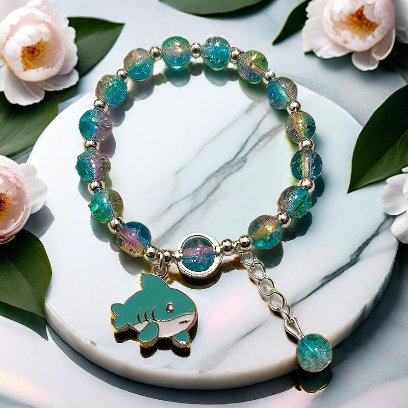 Daisy Popcorn Beaded Bracelet: Elegant Women's Hand Jewelry