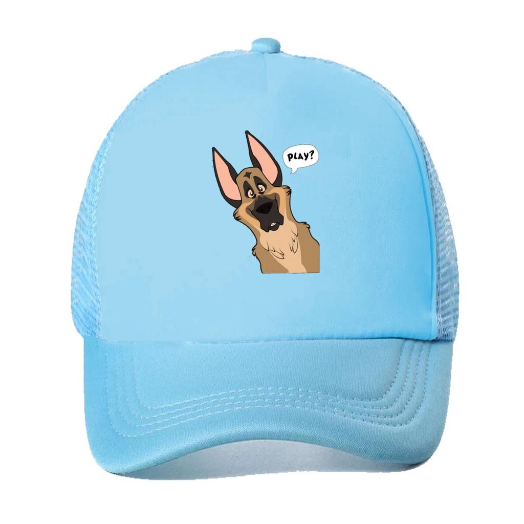 GerUnisex Shepherd Play Graphic Mesh Baseball Cap Casual Hat Outdoor For Womens Unisex FeUnisex