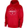 Nike Spotlight On-Court Practice Performance NBA Houston Rockets 2024/25 Season Pullover Hoodie Men Hoodies FV1678-657