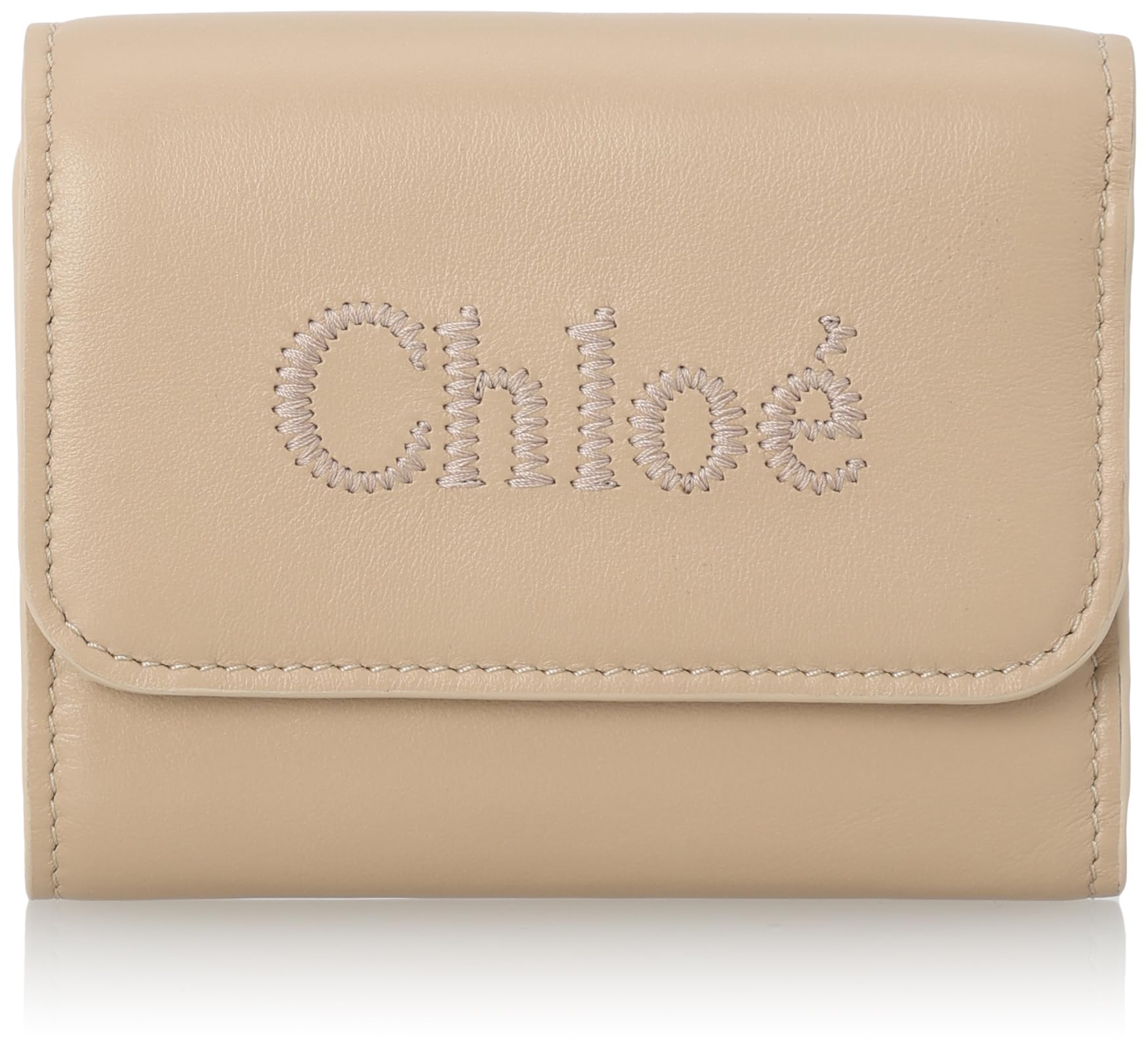 

Chloe SENSE Argil CHC23AP874I10 Women s Tri-fold Wallet, Brown, [Used]