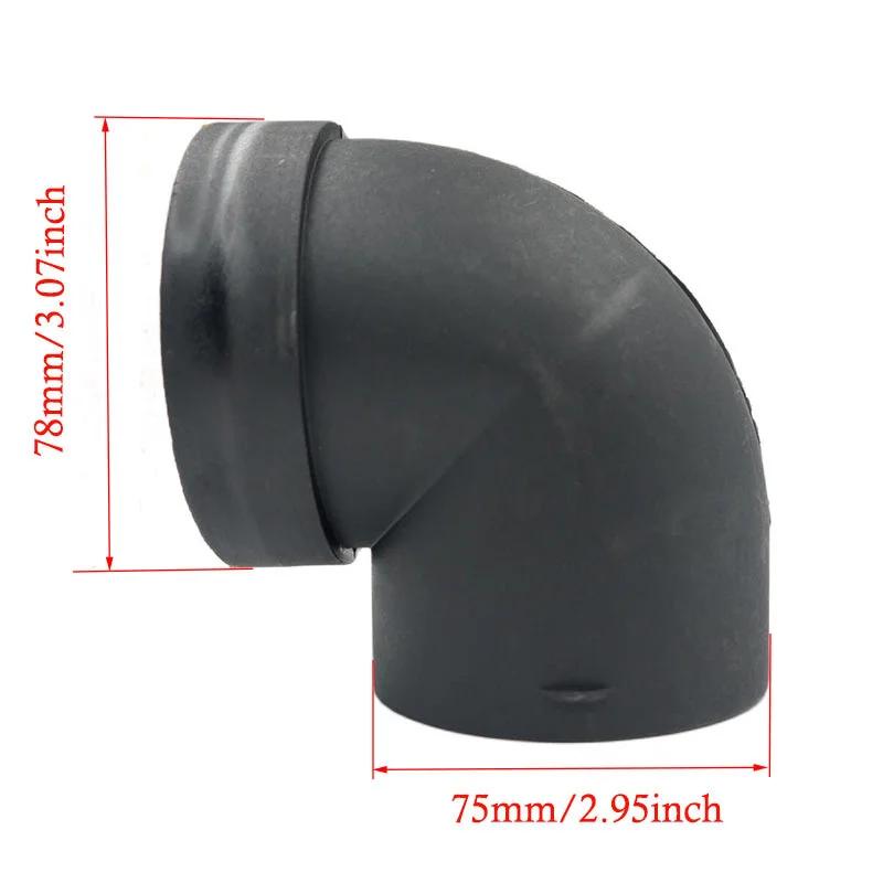 42/60/75/90mm Plastic L-Shaped Air Pipe Elbow Outlet Connector For Webasto Eberspaecher Diesel Parking Car Heater Accessories