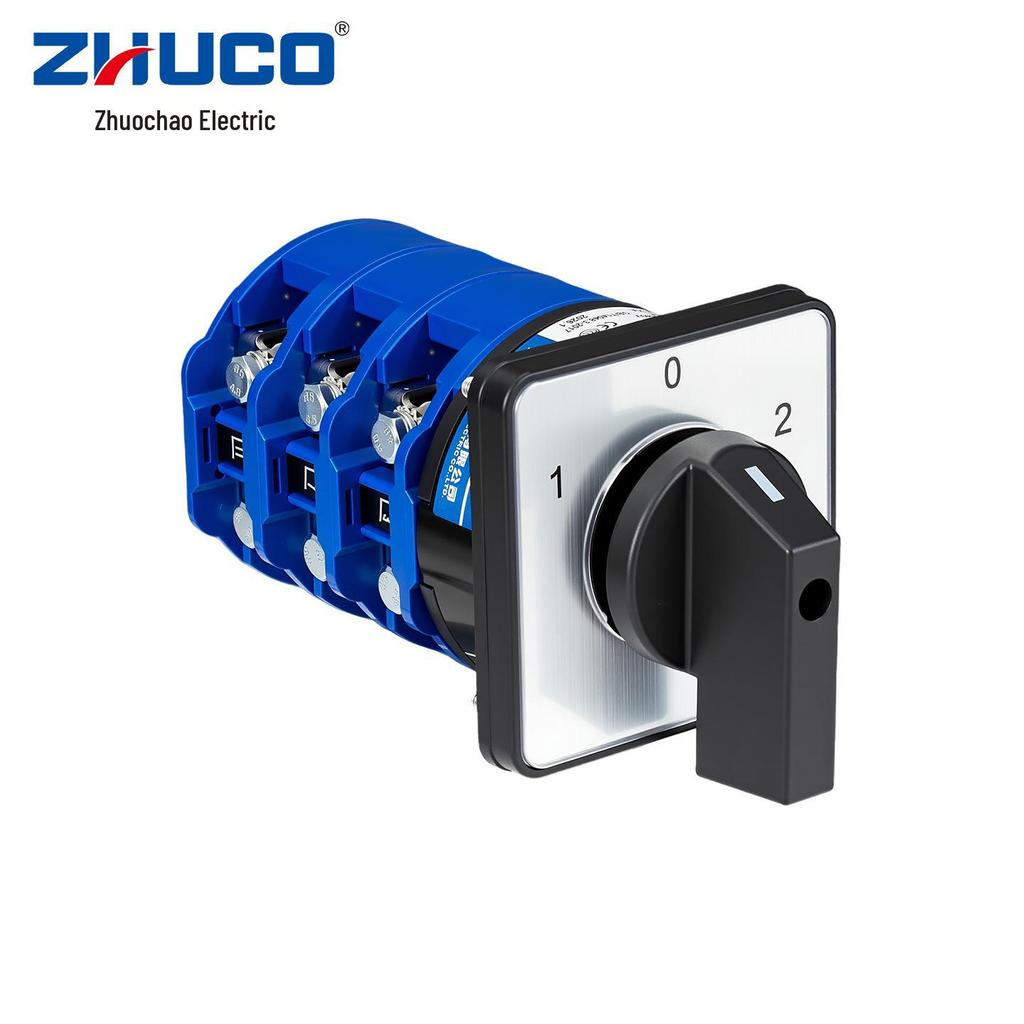 Zhuochao SZW26-125/D303.3 102 Universal 3-Position 3-Throw Changeover Switch