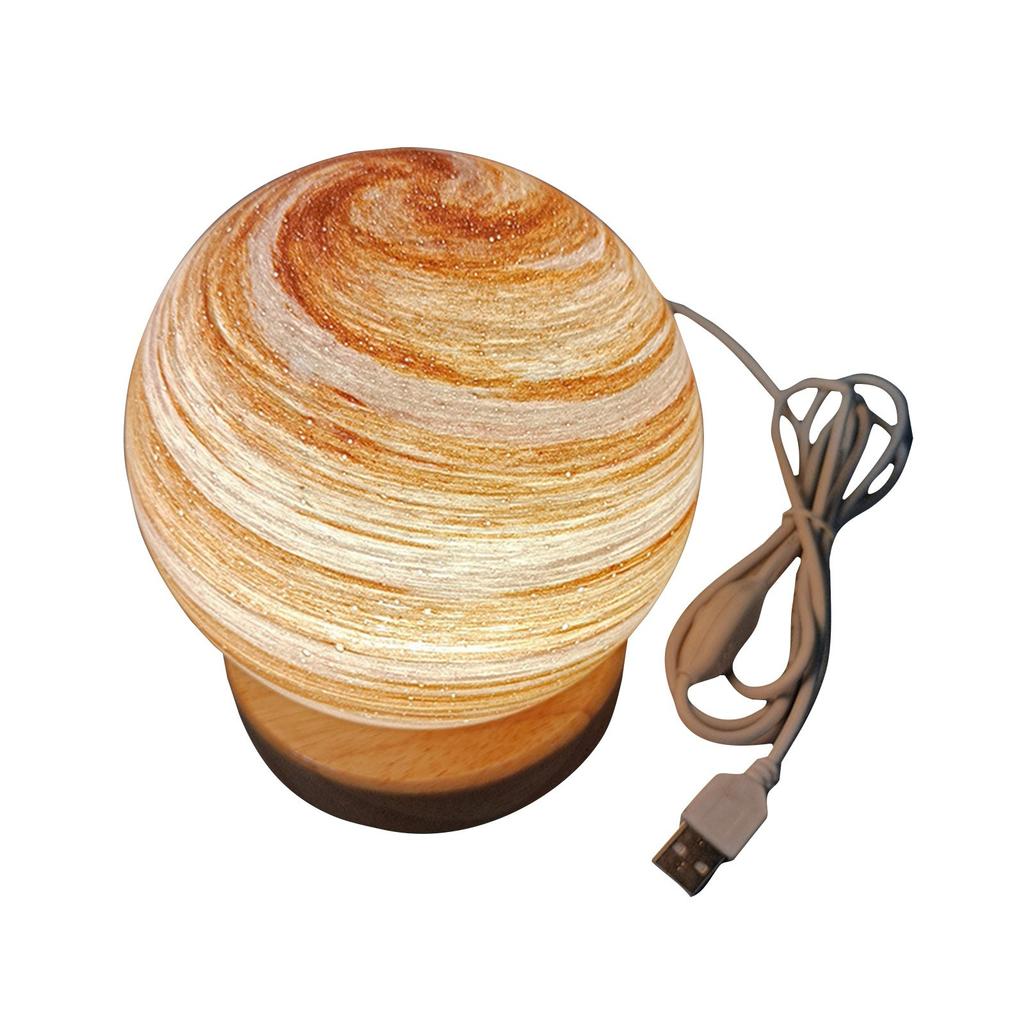 Glass Moon Lamp, Night Lamp With Wooden Stand Lamp Decoration Star Lamp USB Power Supply Sky Lamp Home Decor Birthday Gift For Friends Lover