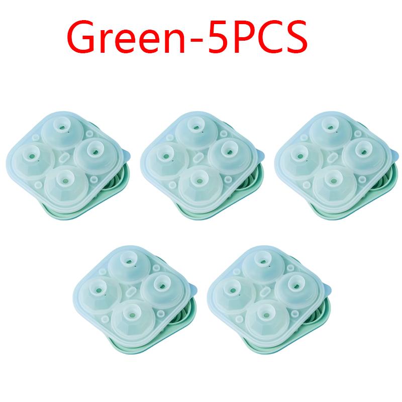 3D Large Ice Cube Tray, 2.5-inch Rose Ice Mold, 4 Giant Cute Flower Shaped Ice Silicone Molds Suitable for Cocktail Juice