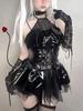 Sexy Naughty New Year Lingerie for Wet Women Hollow Out Bodysuit Open Crotch Underwear Erotic Role Playing Costumes Exotic Thong