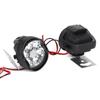 2PCS 6 LED Spot Fog Light Motorcycle Headlight Universal Waterproof Front Head Lamp 12V