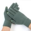 Thick Knitted Men Winter Gloves Imitation Cashmere Two Layer Touch Screen Adult Gloves Male Outdoor Mitten Thicken Gloves