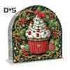 Christmas Cake Cup Paper Towel Holder Tissue Stand for Home Office Decor Portable Kitchen Paper Towel Organizer Supplies