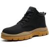 Steel Toe Shoes for Men Indestructible Work Boots Waterproof Safety Shoes Working Anti-Drop Anti-Puncture Protective Sneakers