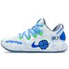 Hyperdunk X Cushioning Slip Resistant Abrasion Resistant Low Top Basketball Shoes Men's Red Blue FQ6855-181(Team188-)