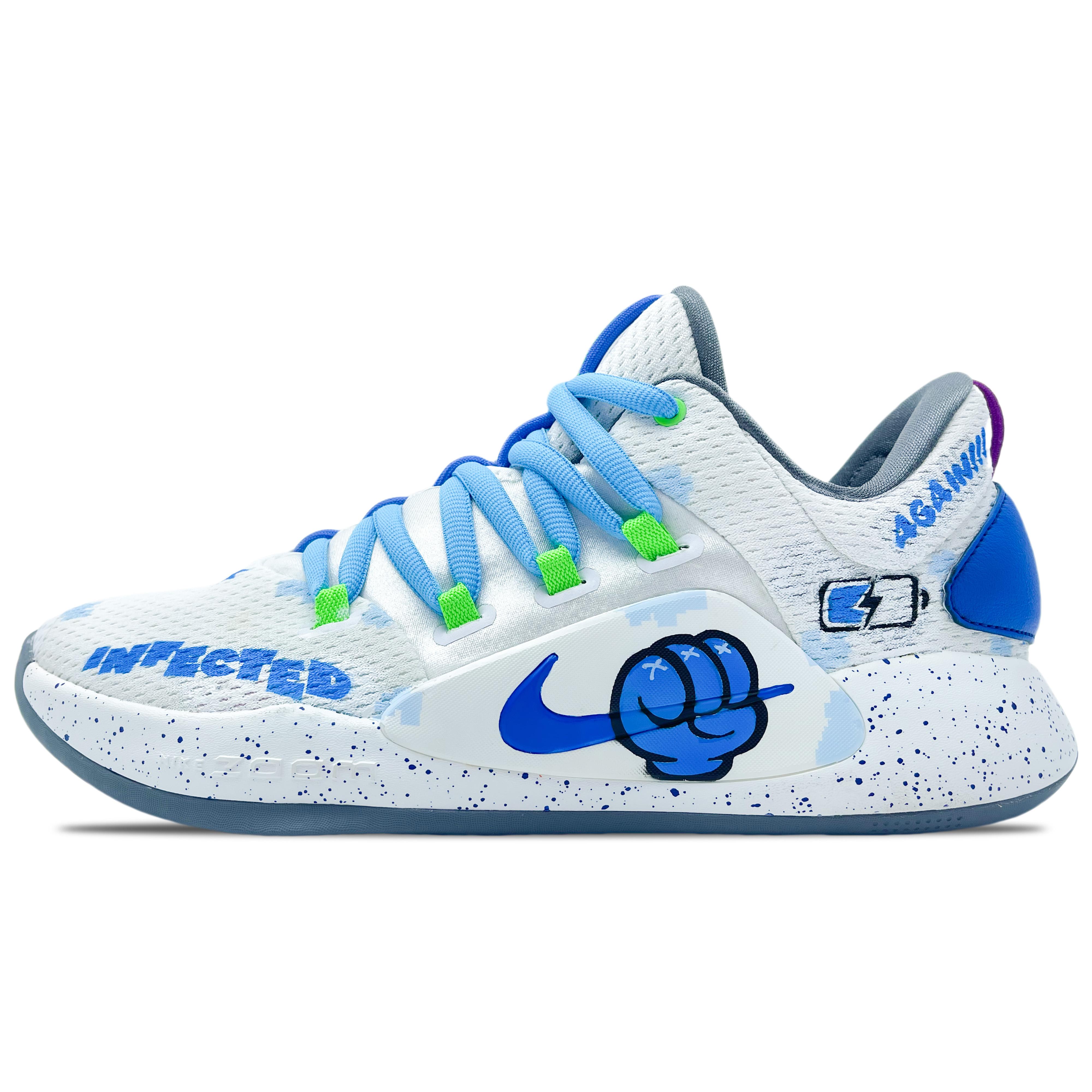 

Nike Hyperdunk X Cushioning Slip Resistant Abrasion Resistant Low top Basketball Shoes Men s Red Blue FQ6855-181(Team188-) 41