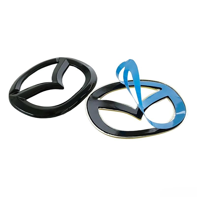 For Mazda CX6 RX7 MX5 CX5 CX3 Protege CX9 CX7 CX9 ABS Car Steering Wheel Emblem Cover Stickers Auto Logo Badge Decals Decoration FAWR