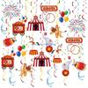 Y3NA Efficient Hanging Decors Pack of 30 Carnivals Theme Party Paper Ornament