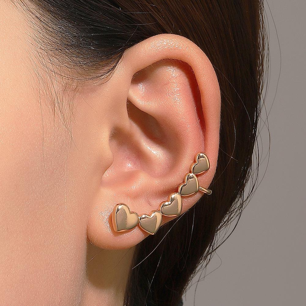 Zircon Leaf Ear Clip Set: Stylish Ear Cuff for a Unique Look (No Piercing Needed)