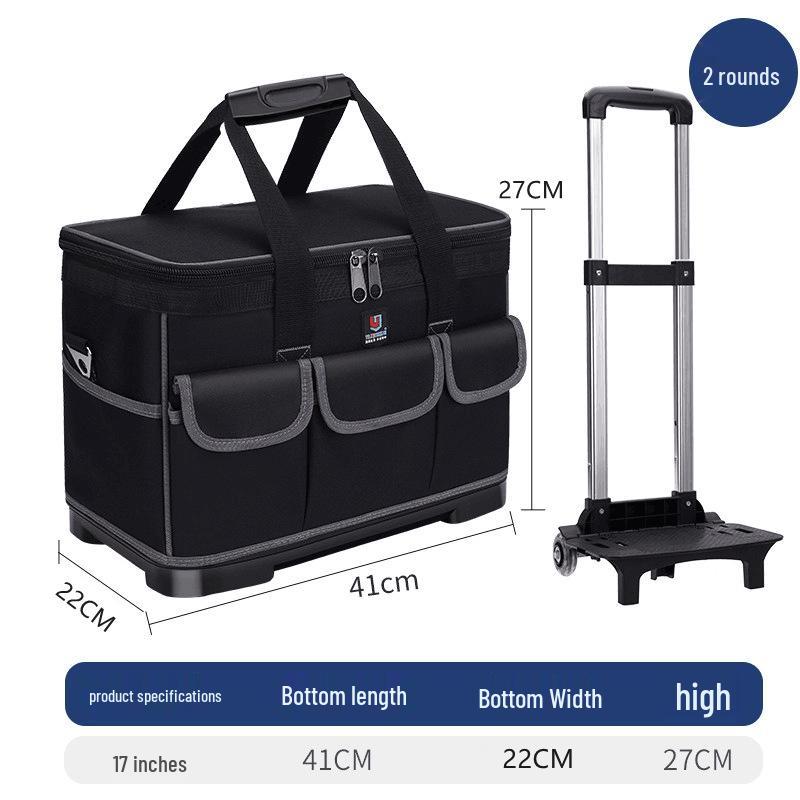 Yileqi Сумка-тележка многофункциональная для электриков - Большая вместимость