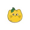 Fruit Cat Enamel Pins Custom Brooches Lapel Badges Strawberry Watermelon Pear Cat Funny Jewelry Gift for Kids Friends