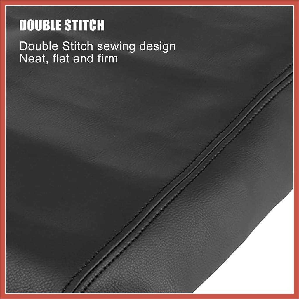 ACROPIX Car Center Console Lid Armrest Seat Box Cover Protector Replacement Microfiber Leather for Nissan Titan 2004-2014 Armrest Lid Not Included