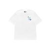 Fila Fusion Tokyo Studio Sports Lifestyle Series Loose Cartoon Print American Vintage Short Sleeve T-Shirt Unisex Tops White T11U226104DWT