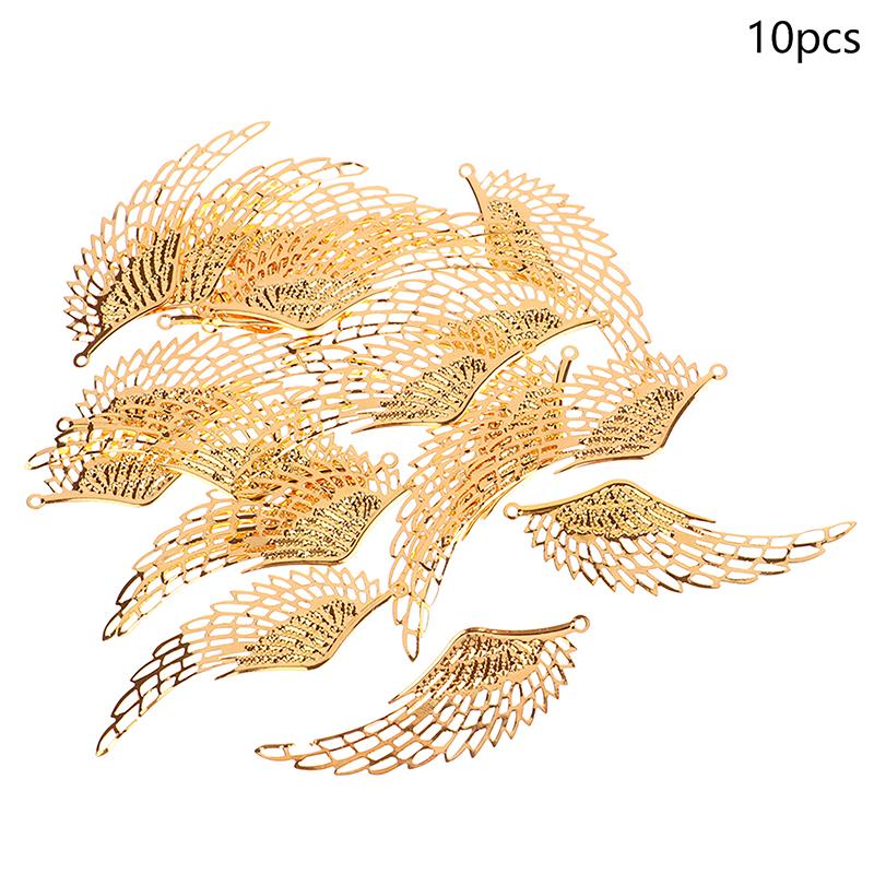 

10 шт. подвеска в виде крыльев ангела металлические поделки для самостоятельного изготовления головных уборов ювелирные изделия детали S