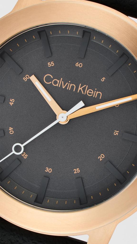 Calvin Klein Watch CK RESET Black Dial Silicone Strap 25200481 Men's [Official Import]