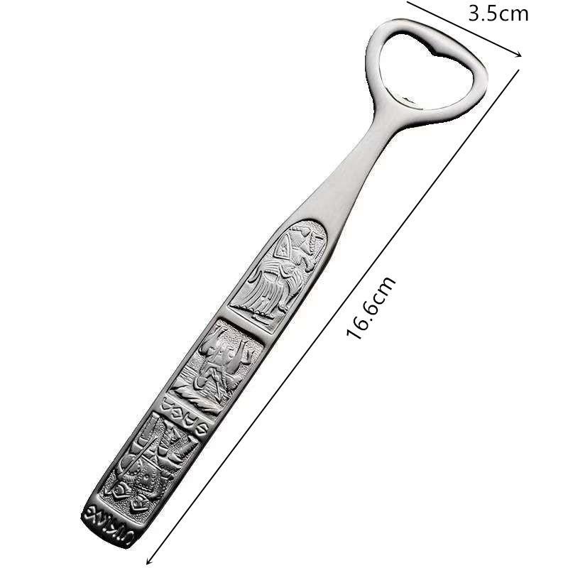 Robuster gehämmertes Edelstahl Flaschenöffner Eleganter Hebelmechanismus mit Hammerstruktur