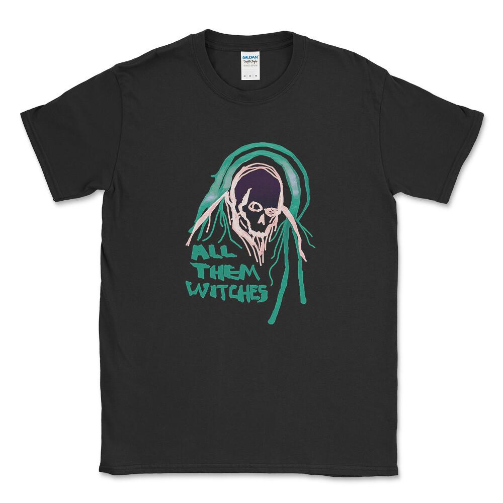 All them witches ATW colourful skull T-shirt L