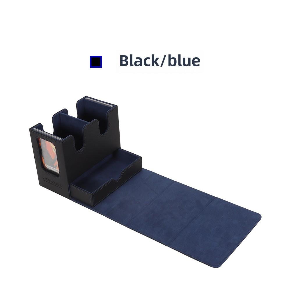 3in1 Deck Box Sports Card Storage Box Fits 200+ Single Sleeved Card Deck Case for MTG TCG CCG Cards with 4 Dividers 2 Toploaders