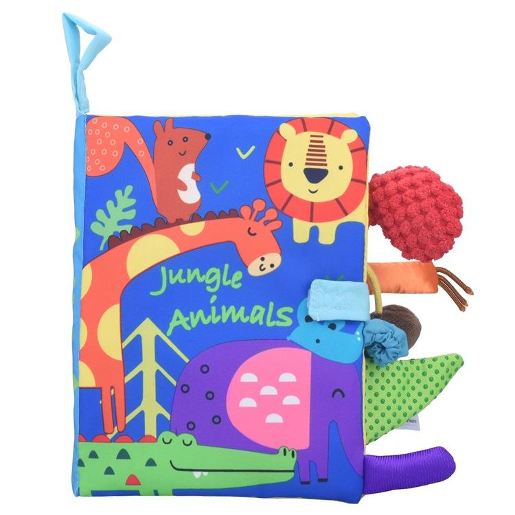 

Cloth Soft Tail Book For Cognitive Development In Infants Development Early Jungle