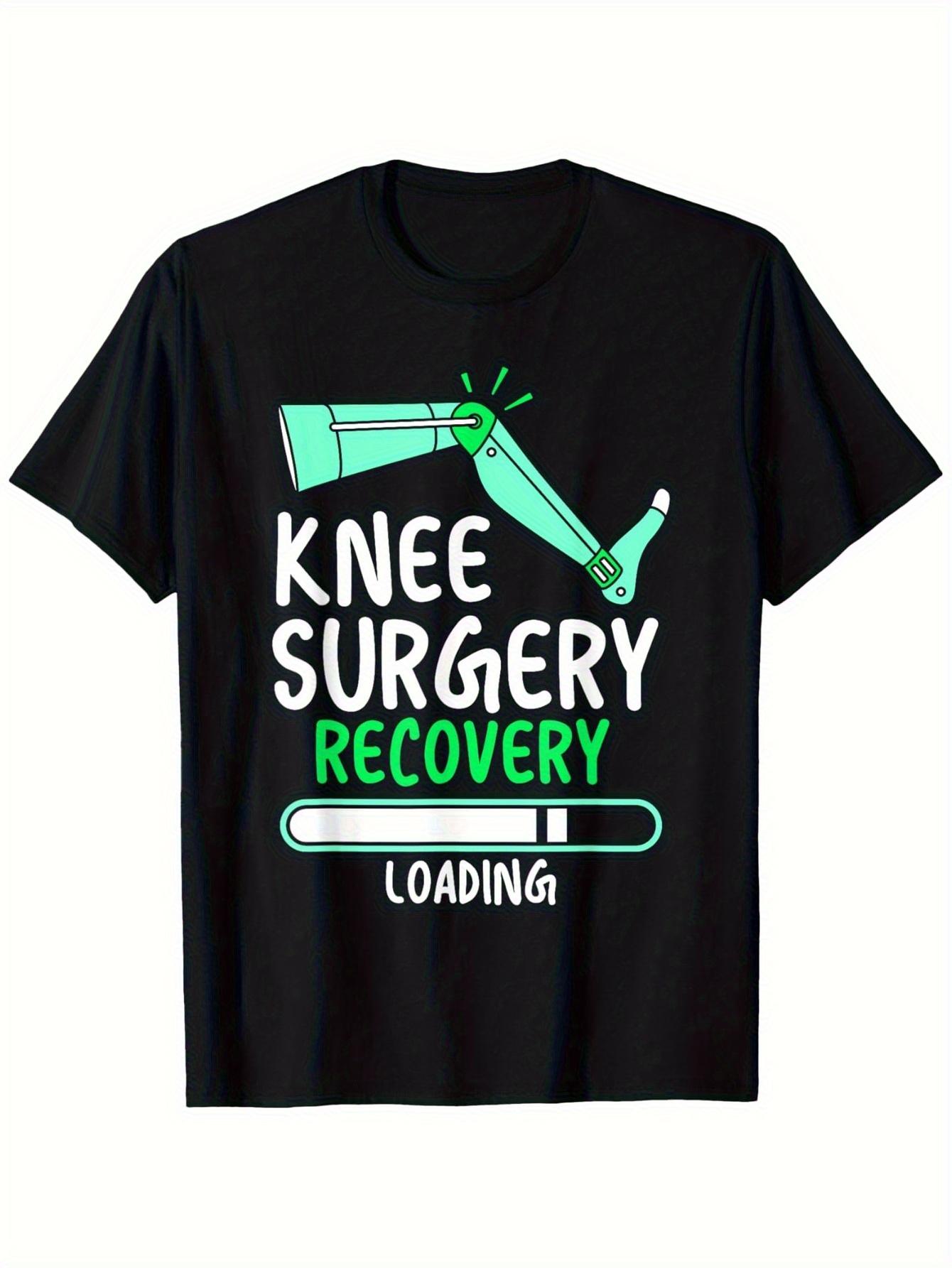 

Knee Surgery Recovery Loading Pattern T-Shirt - Humorous And Relatable Parent T-Shirt XXXL