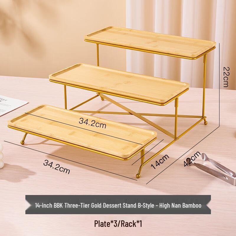 Three-Tier Dessert & Snack Display Stand