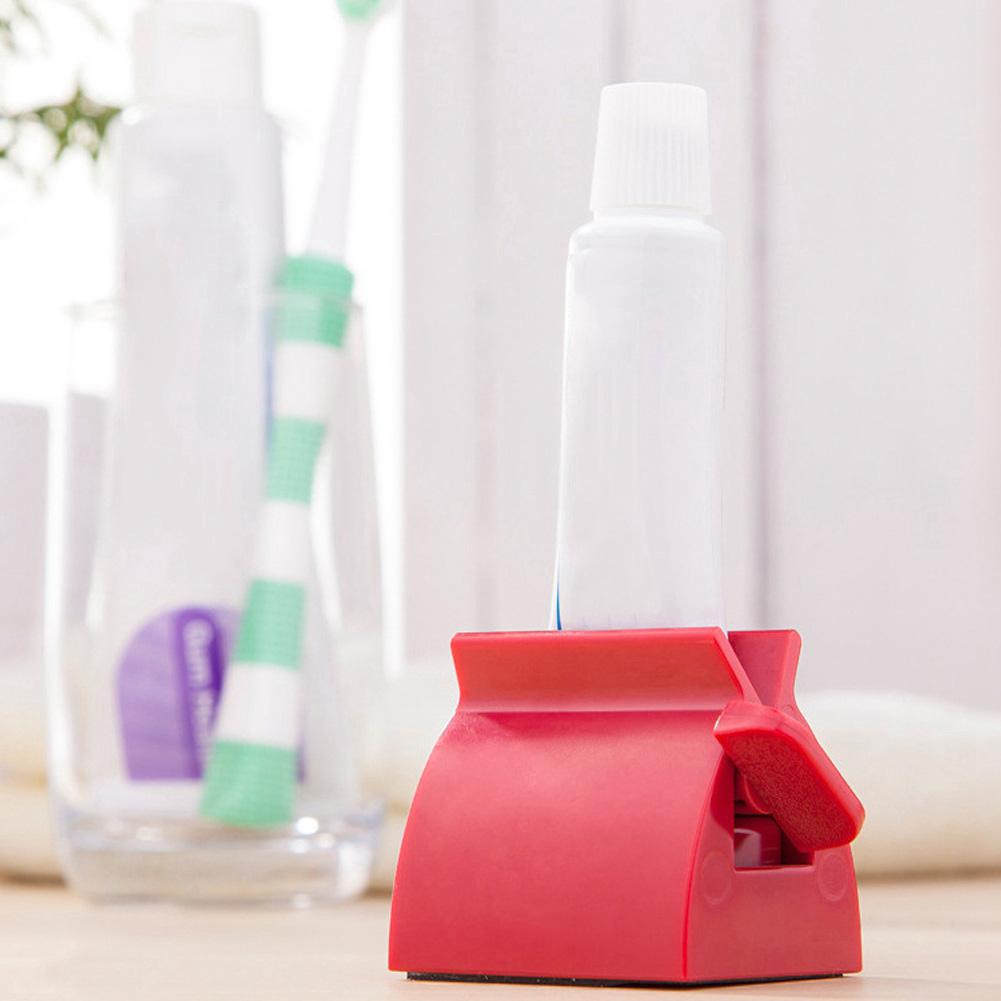 Multifunction Toothpaste Tube Squeezer Easy Dispenser Rolling Holder Bathroom Supplies