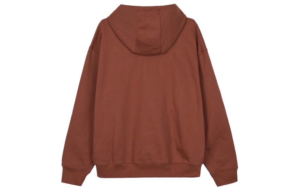 Men's Nike Sweatshirts Men's Red Brown Hooded Moderate Regular