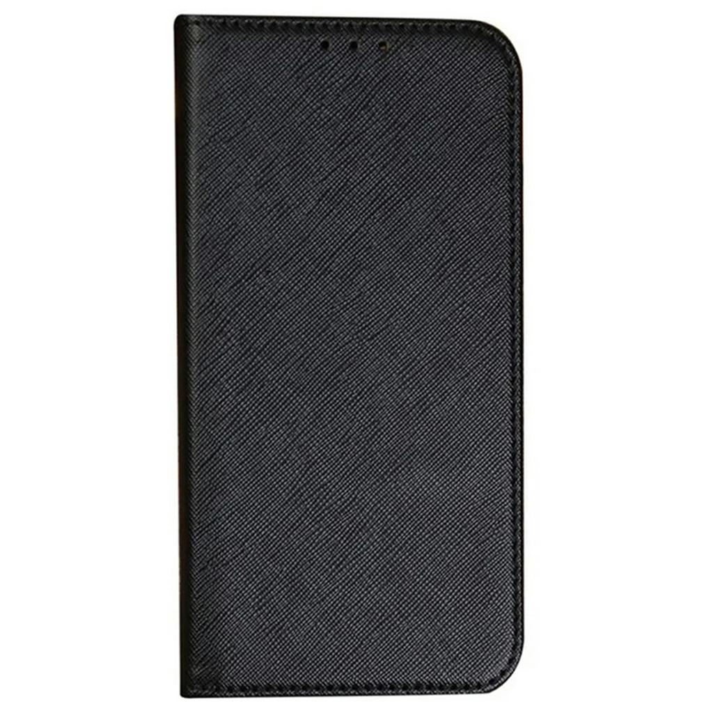 For iPhone 17 Case Cross Texture Leather Phone Cover Hidden Magnetic